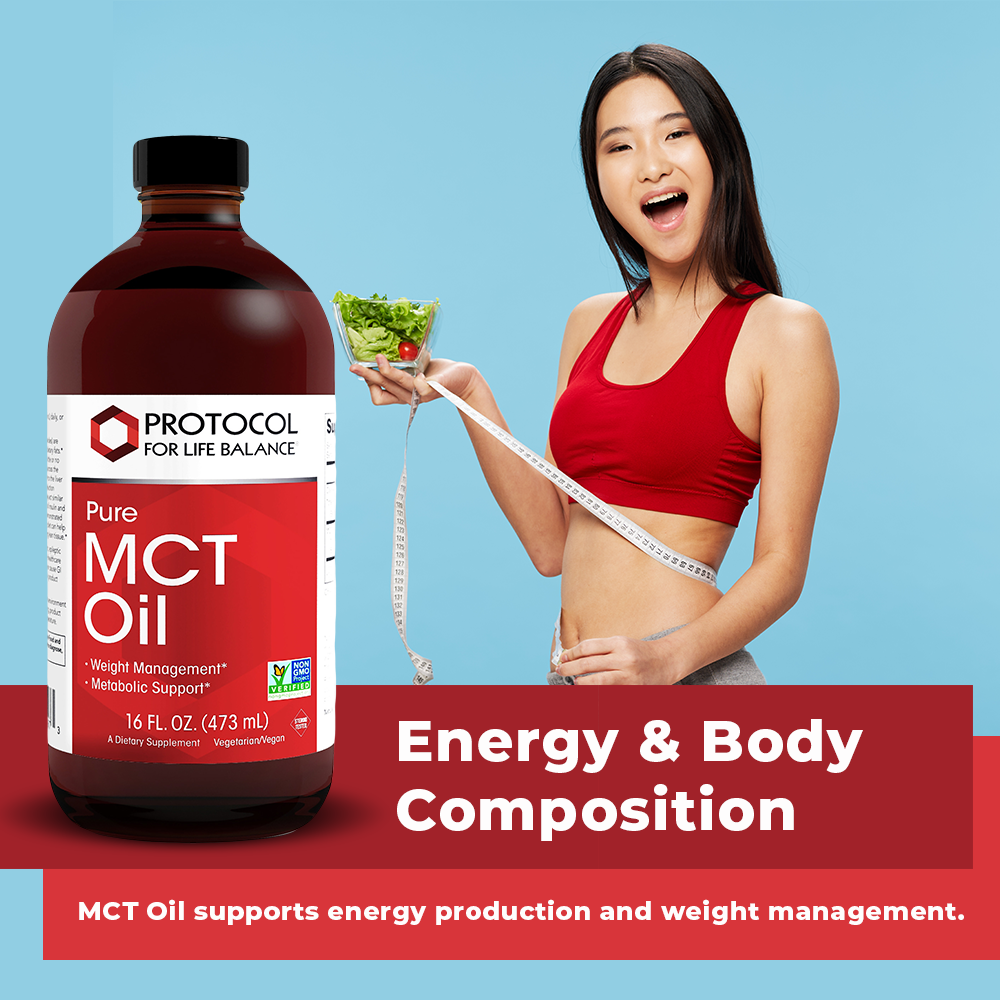 Protocol for Life Balance, Pure MCT Oil, 16 fl. oz. (473 mL) Vitamins & Supplements Protocol For Life Balance