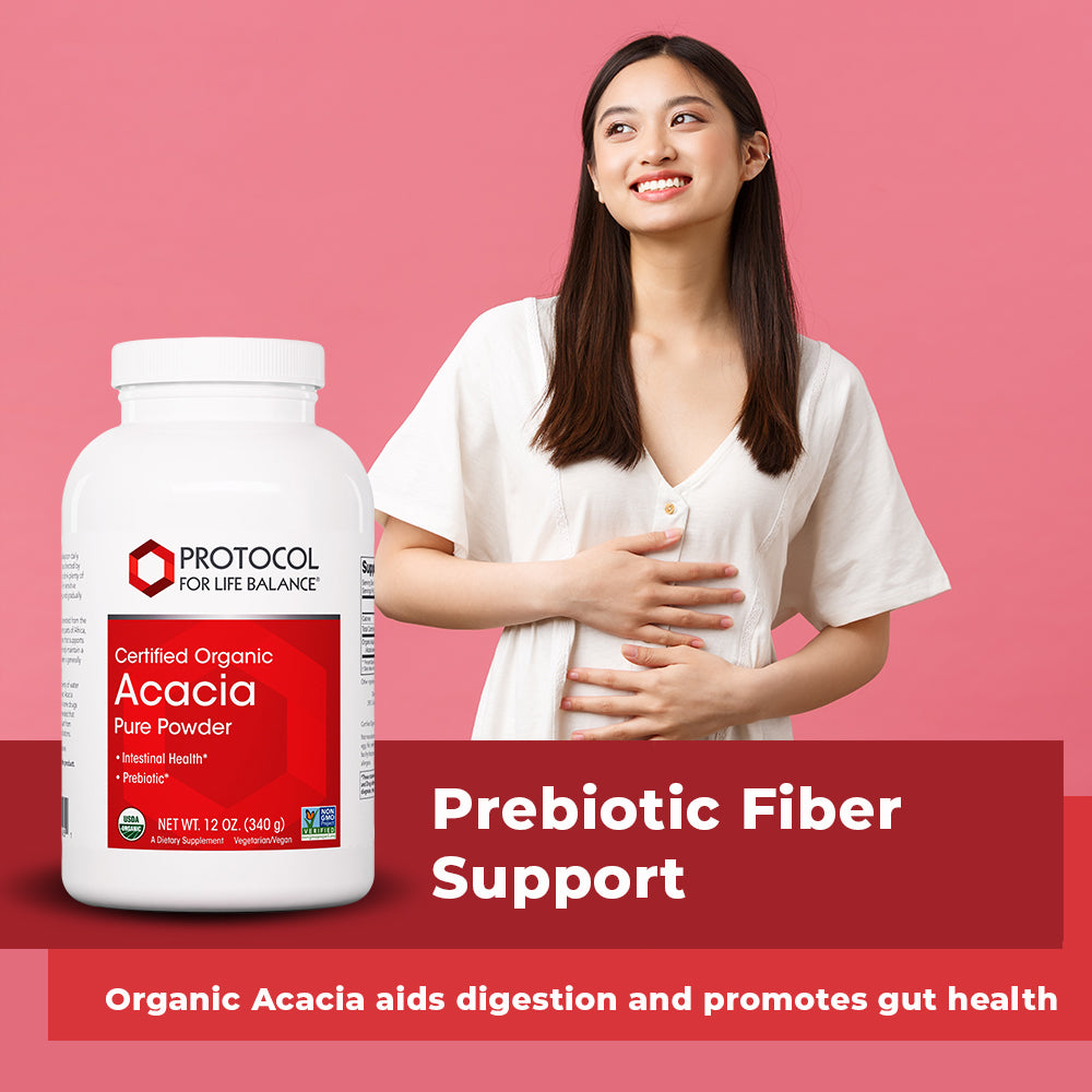 Protocol for Life Balance, Certified Organic Acacia Pure Powder, 12 oz (340 g) Vitamins & Supplements Protocol For Life Balance