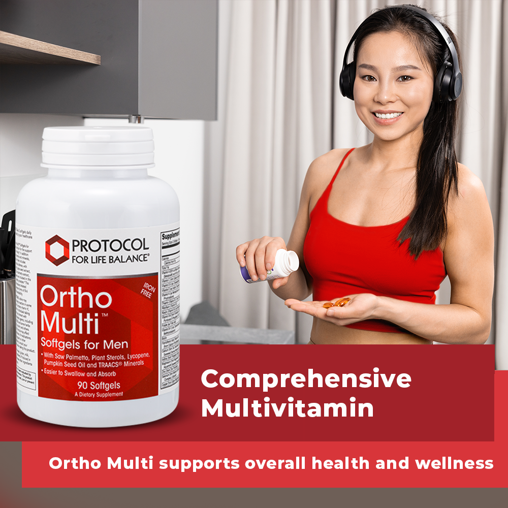 Protocol for Life Balance, Ortho Multi, Softgels for Men, 90 Softgels Supplement Protocol For Life Balance
