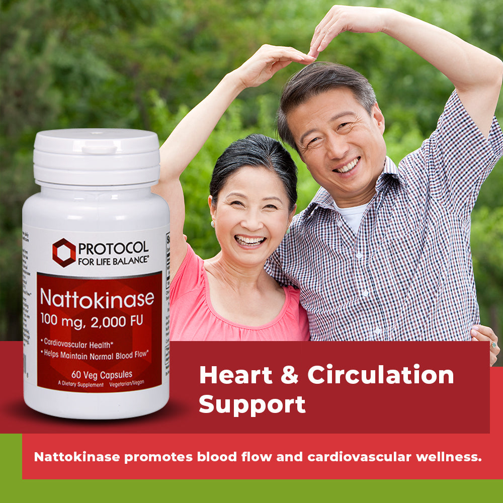 Protocol for Life Balance, Nattokinase, 60 Veg Capsules Vitamins & Supplements Protocol For Life Balance