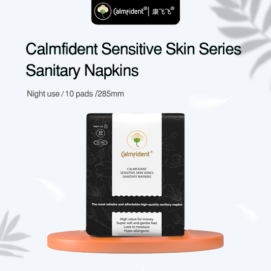 Calmfident Night Use *Sensitive Skin Series* Sanitary Napkin Pads 285mm (10pcs) - Bloom Concept