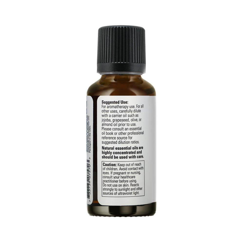 NOW FOODS Essential Oils, Orange Oil, Uplifting Aromatherapy Scent, Cold Pressed, 100% Pure, Vegan, Child Resistant Cap, 1-Ounce(30 ml) - Bloom Concept