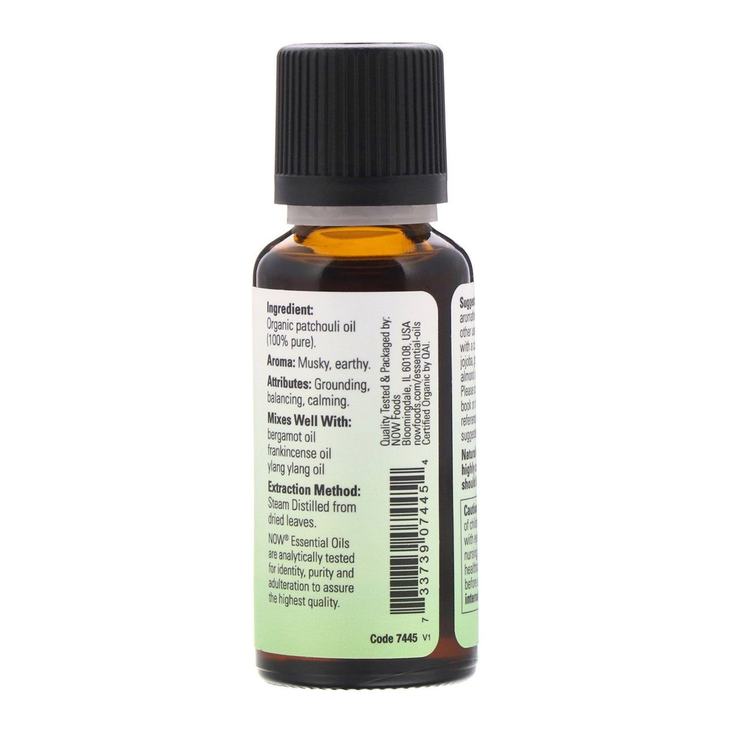 (30% OFF) NOW Organic Patchouli Oil, Earthy Aromatherapy Scent, Steam Distilled, 100% Pure, (30ml) - Bloom Concept
