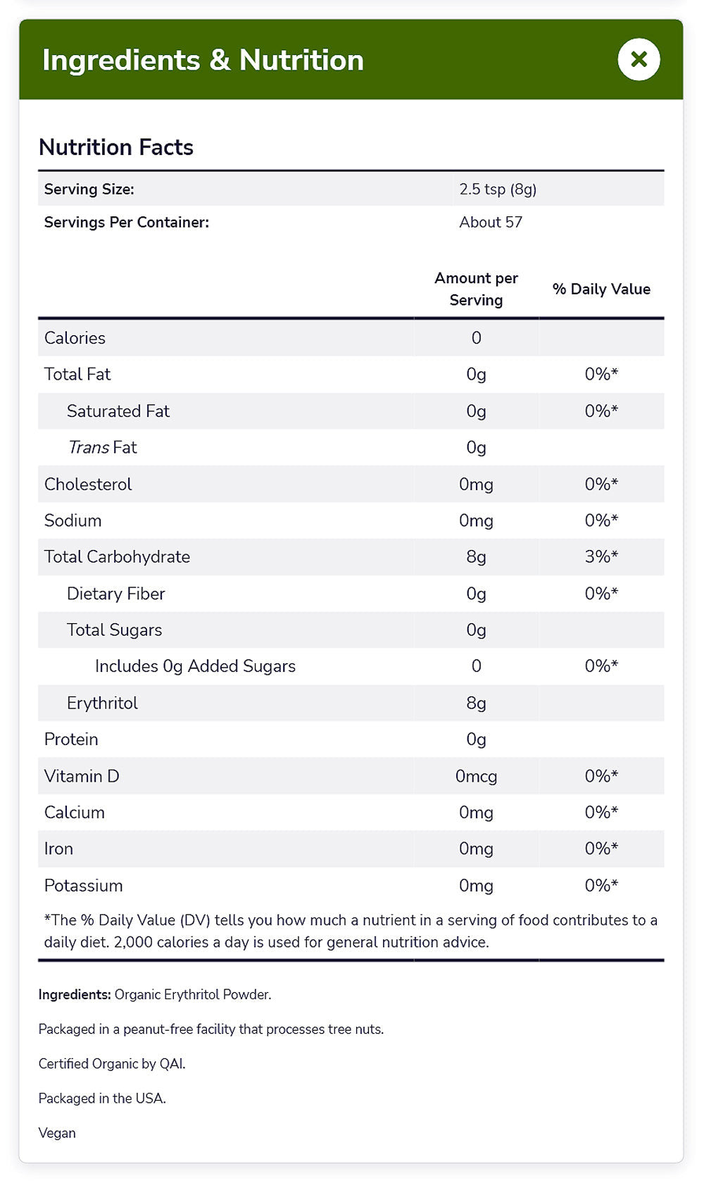 NOW Foods, Organic Confectioners Erythritol Powder, Replacement for Powdered Sugar, Zero Calories,(454g) - Bloom Concept