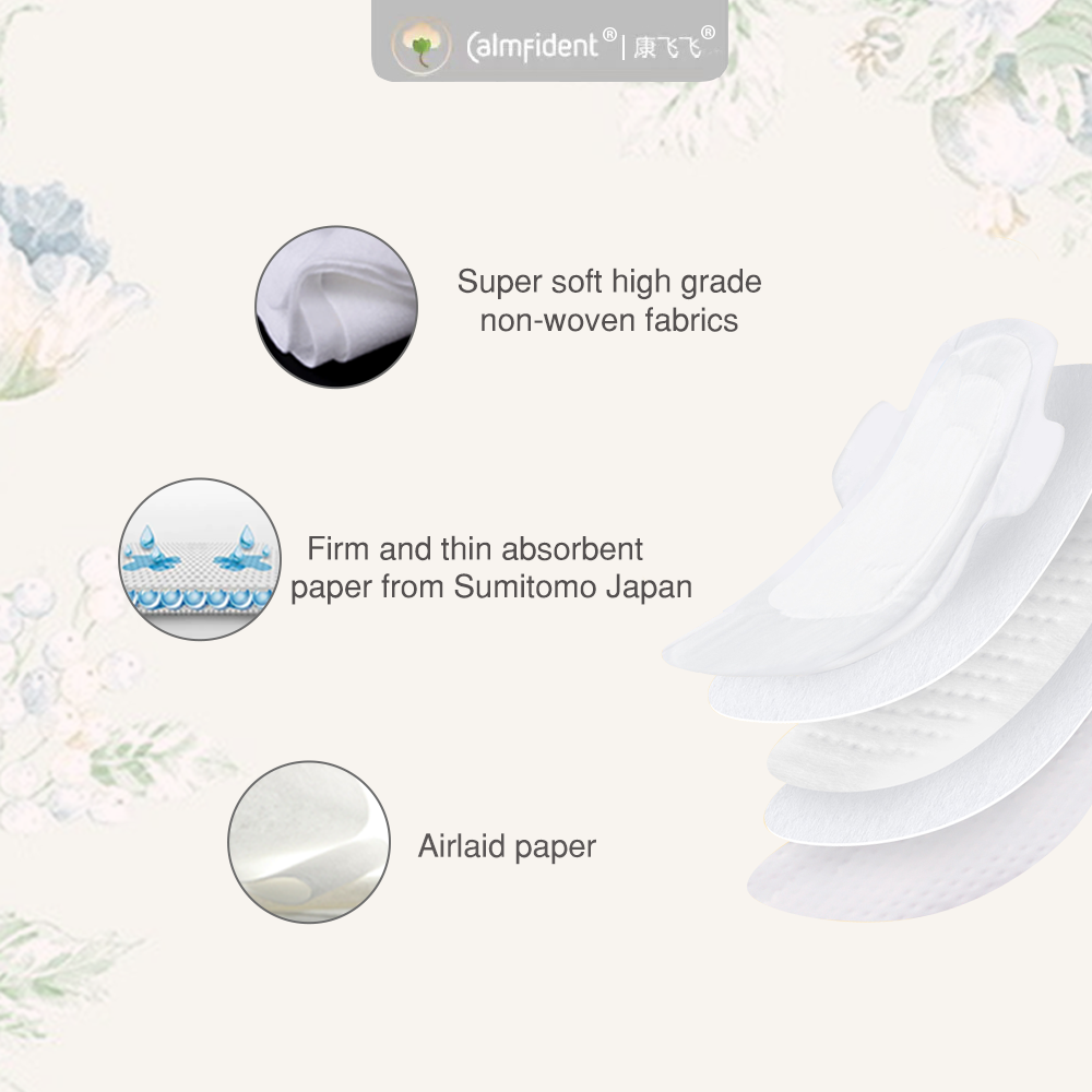 Calmfident Day Use *Lightweight* Sanitary Napkin Pads 245mm (10pcs) - Bloom Concept