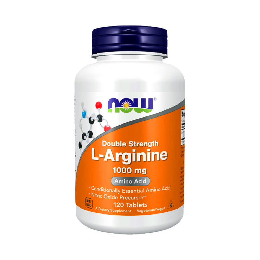 NOW Supplements, L-Arginine 1,000 mg, Nitric Oxide Precursor*, Amino Acid, 120 Tablets Vitamins & Supplements NOW Foods USA