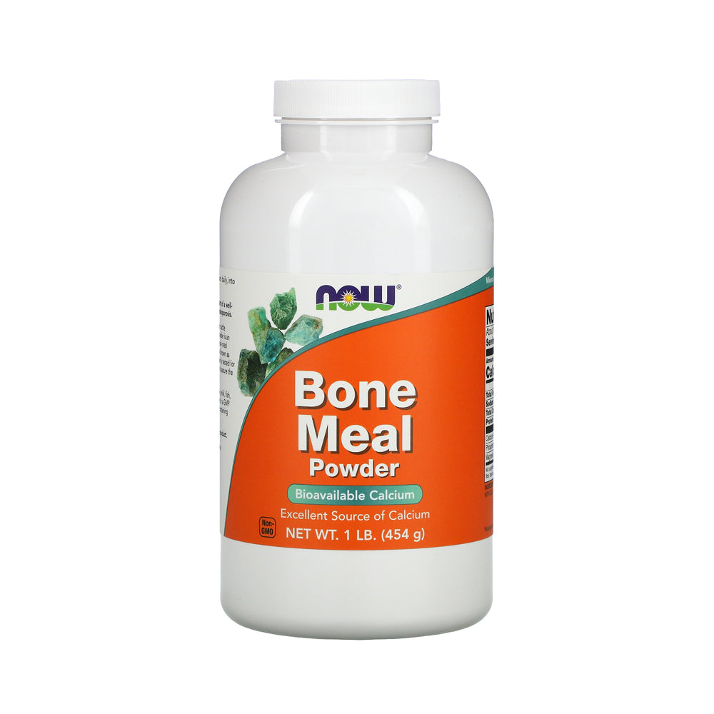NOW Supplements, Bone Meal Powder with Calcium Carbonate and Magnesium Oxide, Natural Calcium Source, 1-Pound (454g) Vitamins & Supplements NOW Foods USA