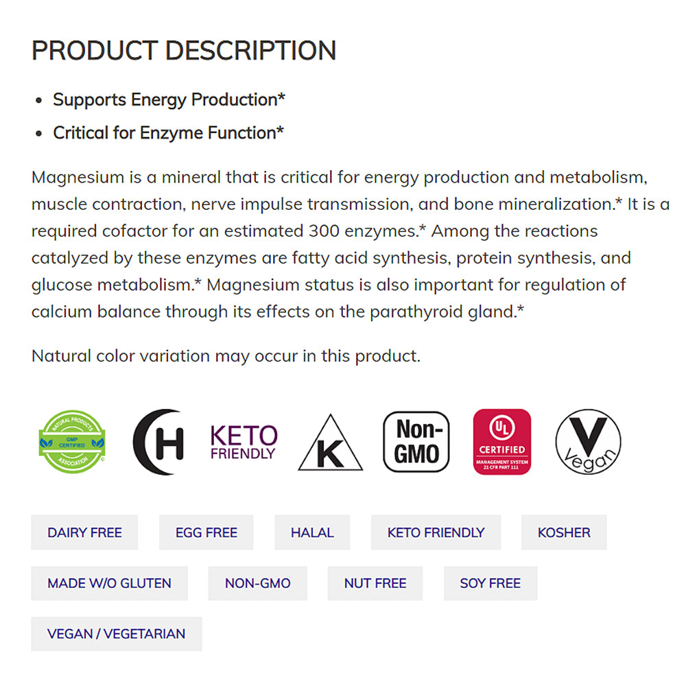 NOW Supplements, Magnesium Citrate 200 mg, Enzyme Function*, Nervous System Support*, 100 Tablets - Bloom Concept