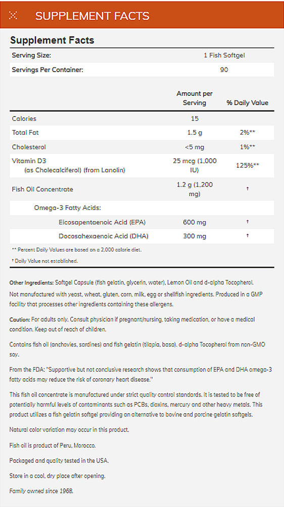 NOW Supplements, Ultra Omega 3-D™, Omega-3 Fish Oil + Vitamin D-3, Cardiovascular Support*, 90 Softgels - Bloom Concept