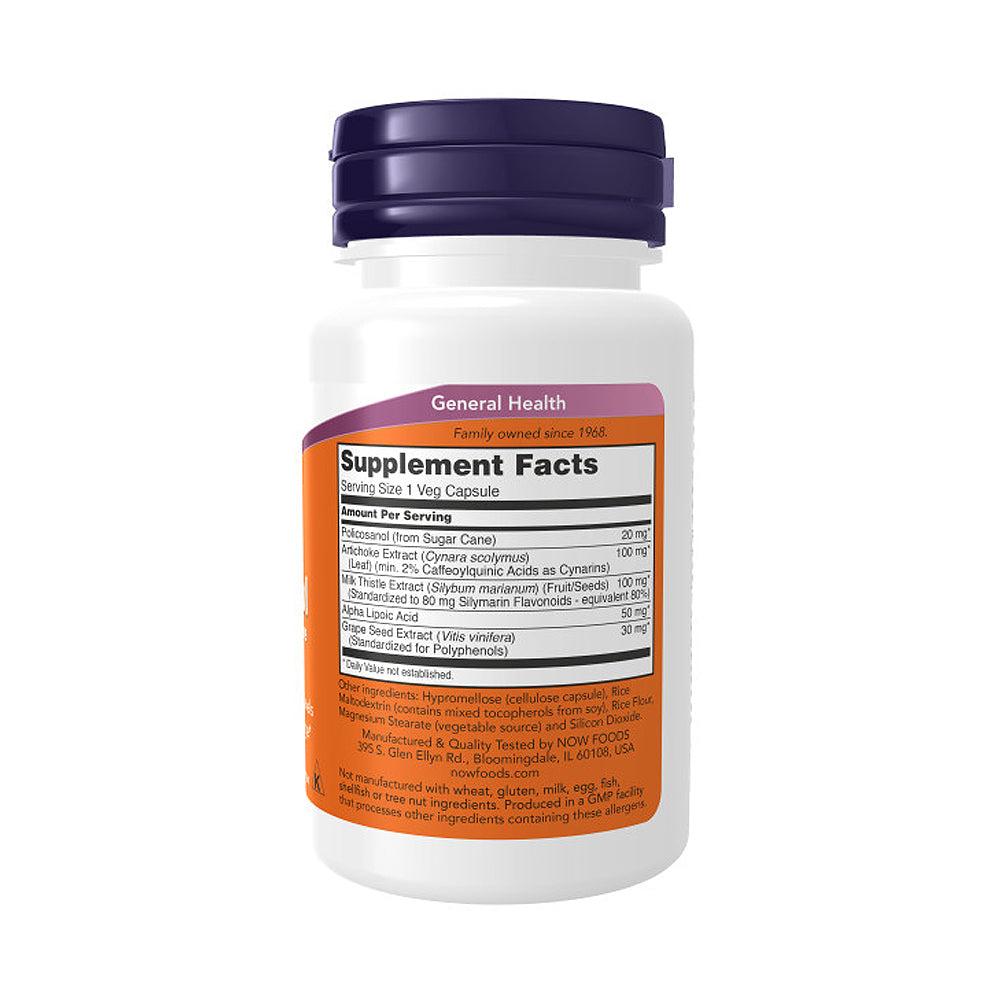 NOW Supplements, Policosanol 20 mg, Double Strength, Blend of Long-Chain Fatty alcohols (LCFAs) Derived from Sugar Cane, 90 Veg Capsules - Bloom Concept
