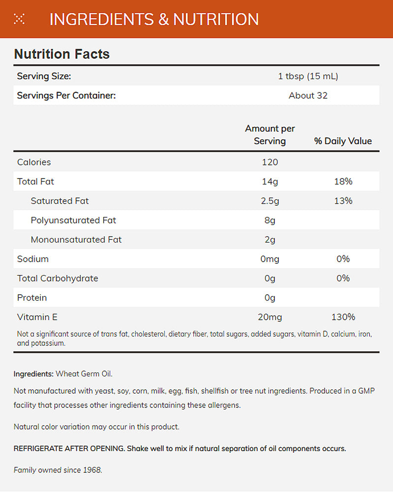 NOW Supplements, Wheat Germ Oil with Essential Fatty Acids (EFAs), Nutritional Oil, 16-Ounce (473 ml) - Bloom Concept