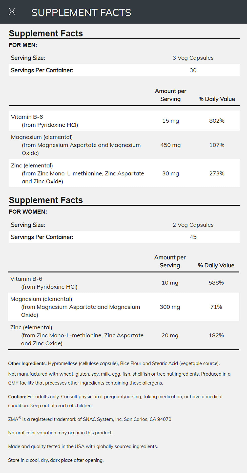 NOW Sports Nutrition, ZMA (Zinc, Magnesium and Vitamin B-6), Enhanced Absorption, Sports Recovery*, 90 Capsules - Bloom Concept