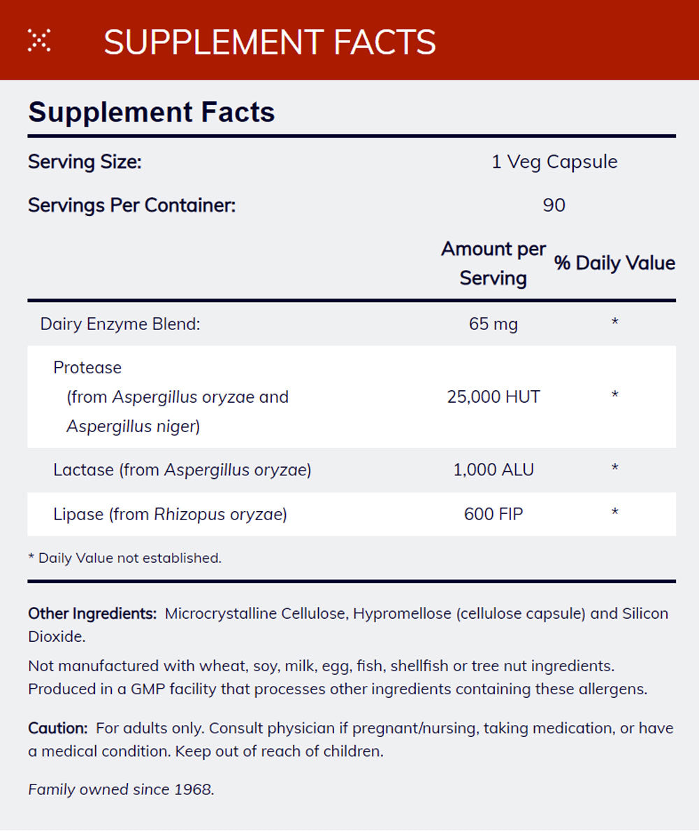 NOW Supplements, Dairy Digest Complete, Digests Lactose, Dairy Proteins and Fats*, Dairy Tolerance Enzymes*, 90 Veg Capsules - Bloom Concept