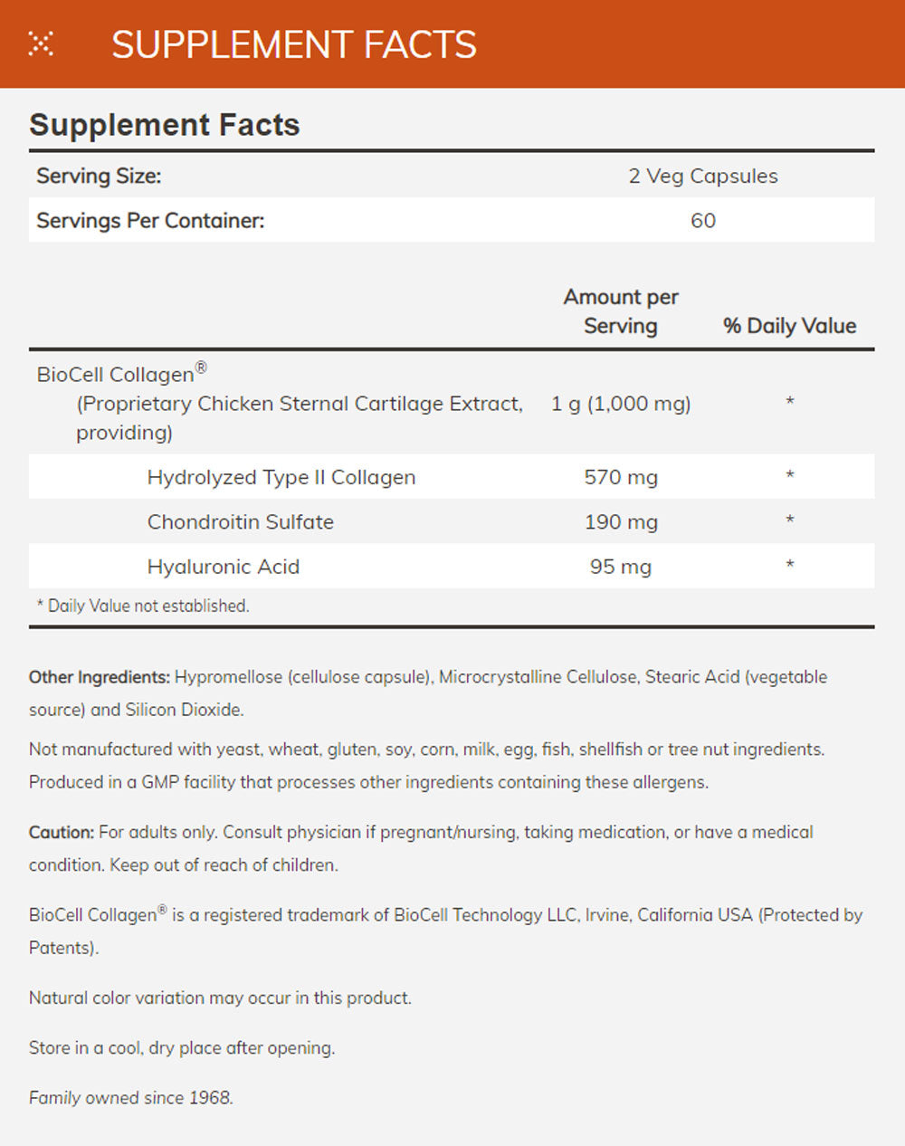 NOW Supplements, BioCell Collagen Hydrolyzed Type II, Clinically Validated, 120 Veg Capsules - Bloom Concept