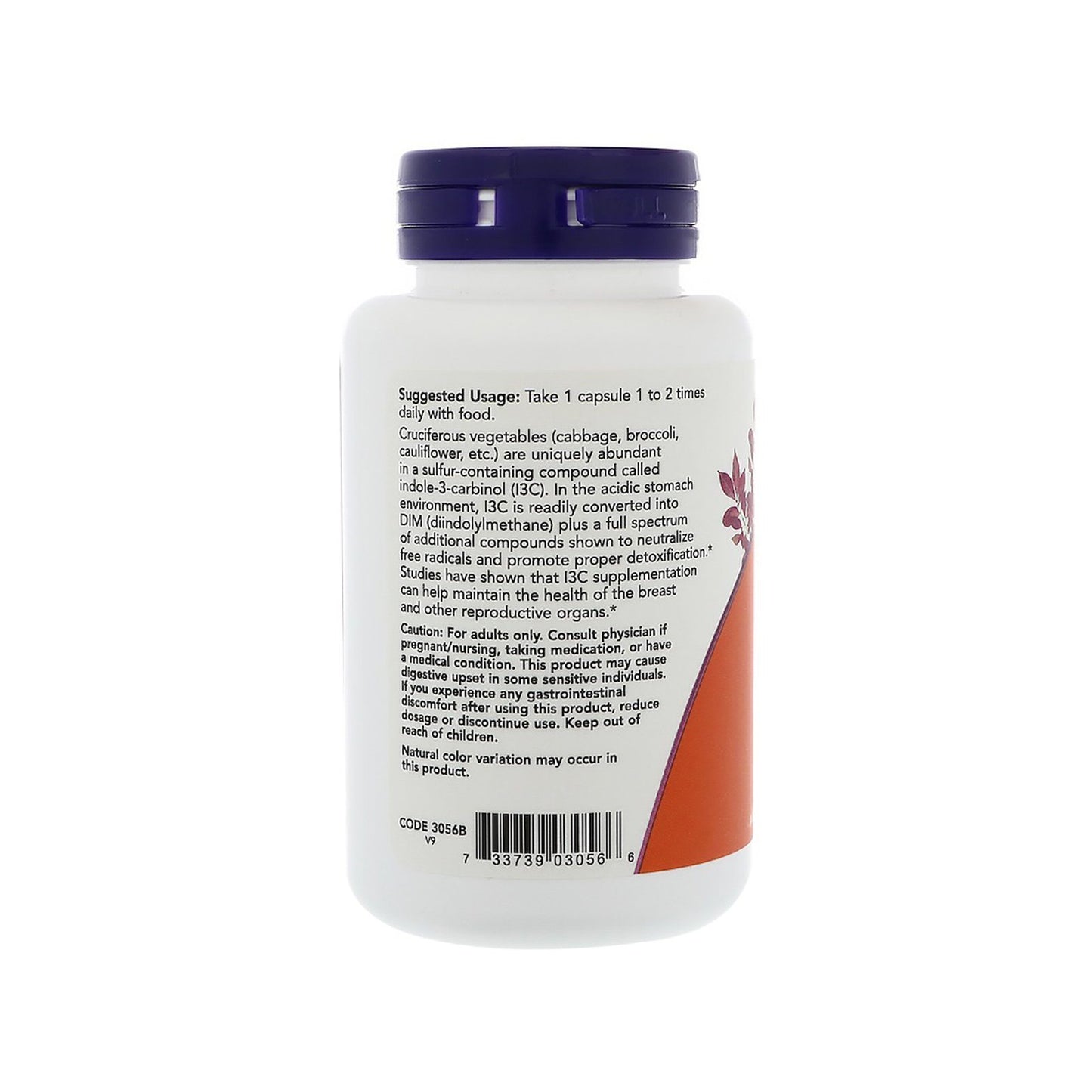 (30% OFF) NOW Supplements, Indole-3-Carbinol 200 mg with Flax Lignan Extract, 60 Veg Capsules - Bloom Concept