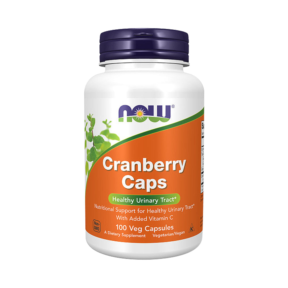 NOW Supplements, Cranberry Caps with Added Vitamin C, Healthy Urinary Tract*, 100 Veg Capsules Vitamins & Supplements NOW Foods USA