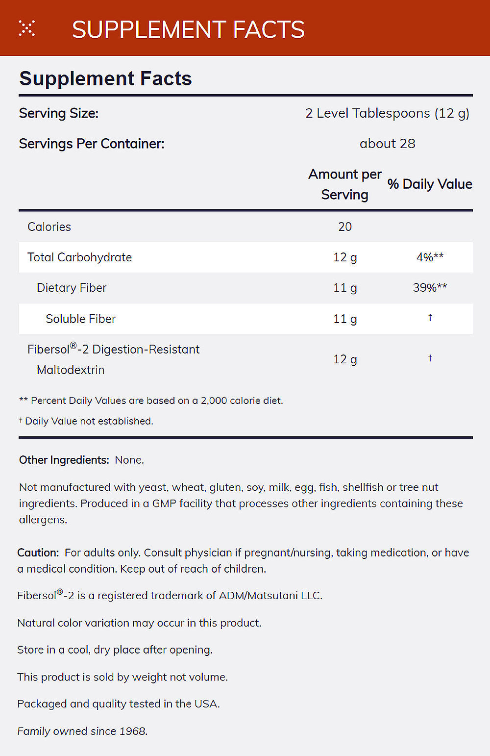 NOW Supplements, Prebiotic Fiber with Fibersol-2, derived from Non-GMO corn, Powder, 12-Ounce (340 g) - Bloom Concept