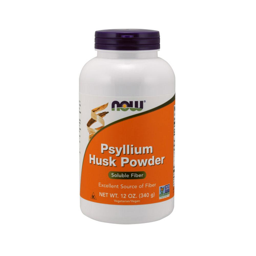 NOW Supplements, Psyllium Husk Powder, Non-GMO Project Verified, Soluble Fiber, 12-Ounce (340 g) - Bloom Concept