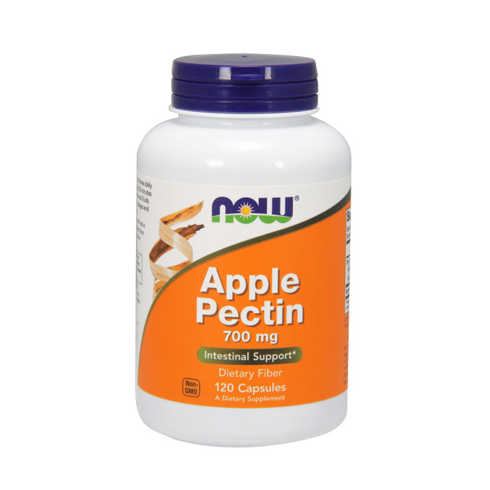 NOW Supplements, Apple Pectin 700 mg, Dietary Fiber, Intestinal Support*, 120 Veg Capsules Vitamins & Supplements NOW Foods USA