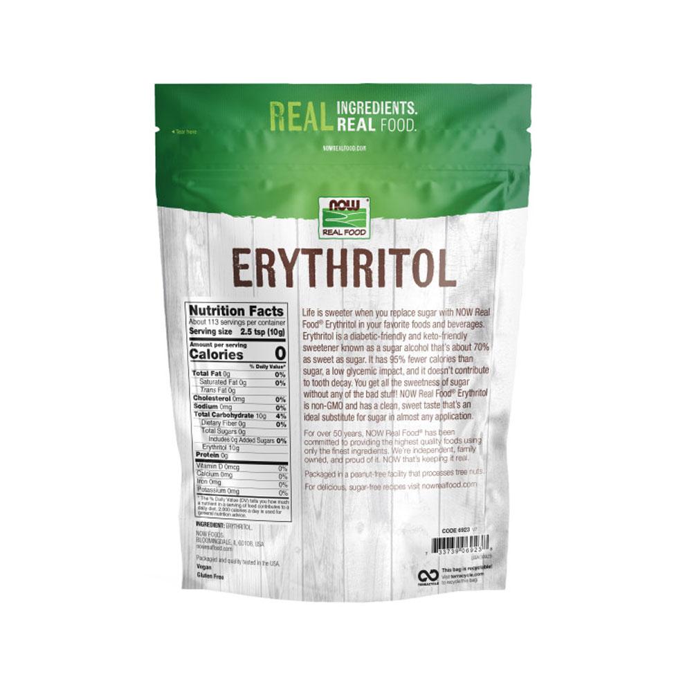 NOW Foods, Erythritol, Great-Tasting Sugar Replacement, Zero Calories, Low Glycemic Impact, Kosher, 2.5-Pound (1134g) Natural Foods NOW Foods USA