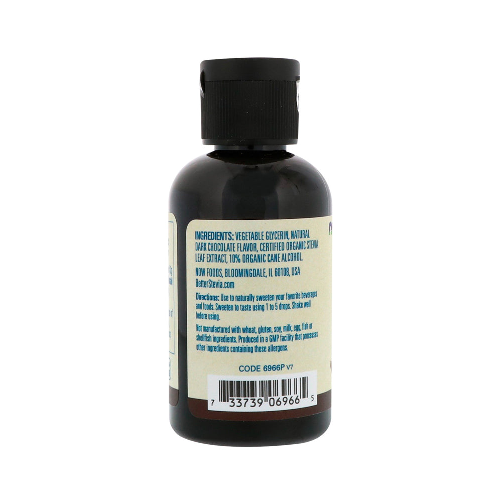 Now Foods, BetterStevia Liquid, Zero-Calorie Liquid Sweetener, Dark Chocolate, 2 fl oz (59 ml) Natural Foods NOW Foods USA