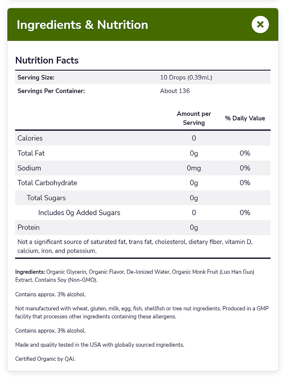 (30% OFF) NOW Foods, Organic Liquid Monk Fruit, Zero-Calorie Sweetener, Caramel, 1.8-Ounce (53ml)--Best by 01/24 - Bloom Concept