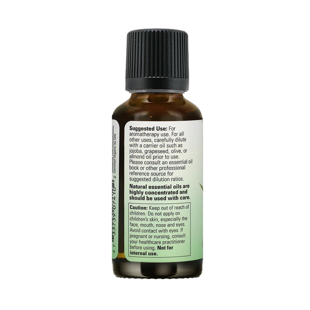 NOW Essential Oils, Organic Eucalyptus Globulus Oil, Clarifying Aromatherapy Scent, Steam Distilled, 100% Pure, Vegan, Child Resistant Cap, 1-Ounce (30ml) - Bloom Concept
