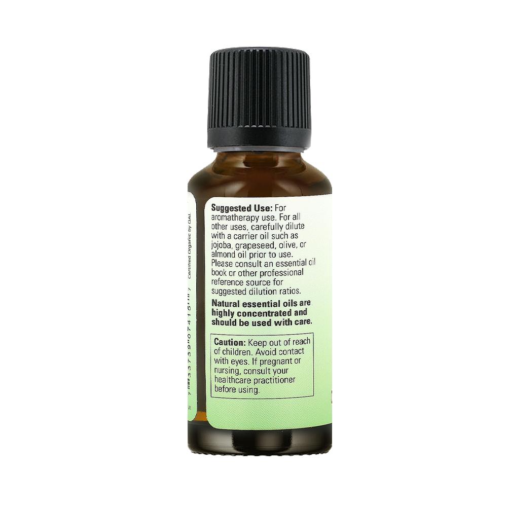 NOW Essential Oils, Organic Lemongrass Oil, Uplifting Aromatherapy Scent, Steam Distilled, 100% Pure, Vegan, Child Resistant Cap, 1-Ounce (30ml) Essential oils NOW Foods USA