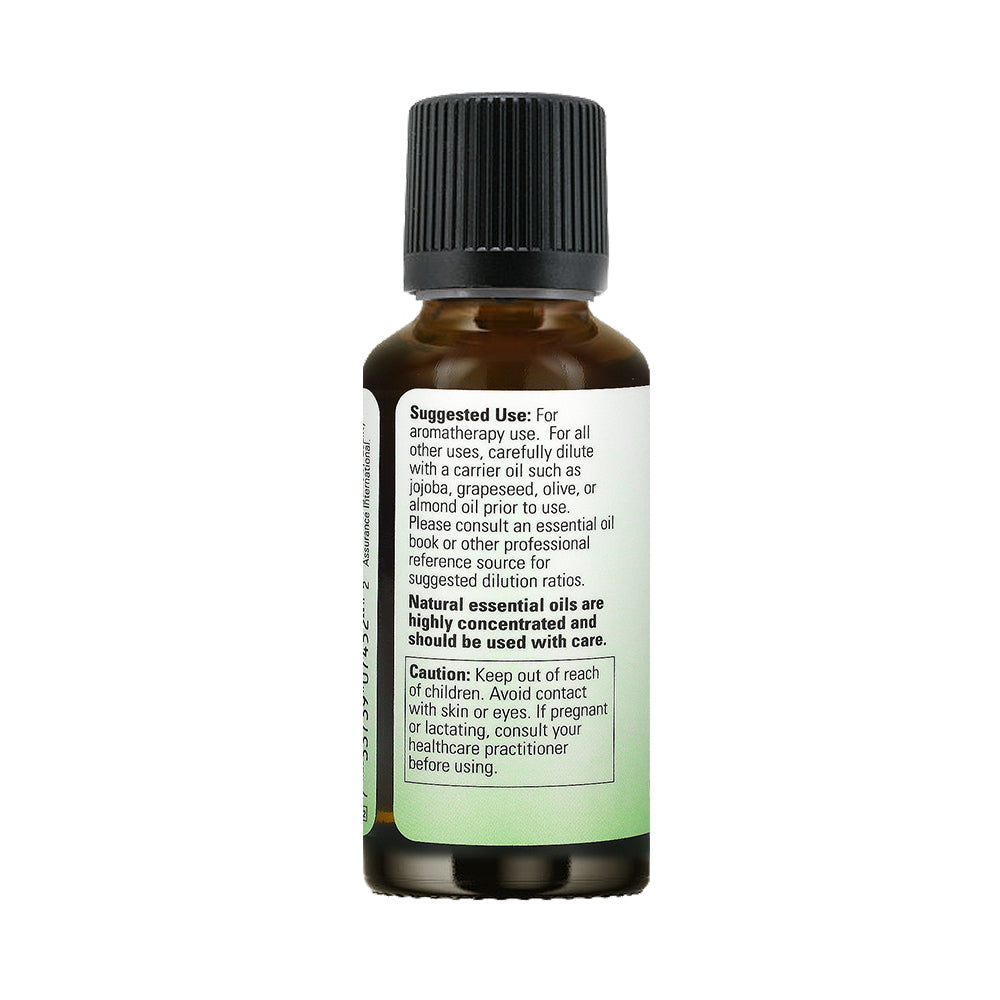 NOW Essential Oils, Organic Peppermint Oil, Invigorating Aromatherapy Scent, Steam Distilled, 100% Pure, Vegan, Child Resistant Cap, 1-Ounce (30ml) Essential oils NOW Foods USA