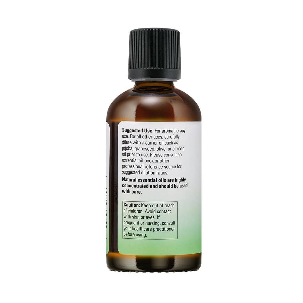 NOW Essential Oils, Organic Peppermint Oil, Invigorating Aromatherapy Scent, 100% Pure, 4-Ounce (118 ml) Essential oils NOW Foods USA
