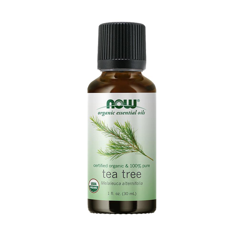 NOW Foods Organic Tea Tree Oil, Cleansing Aromatherapy Scent, Steam Distilled, 100% Pure, (30ml) Essential oils NOW Foods USA