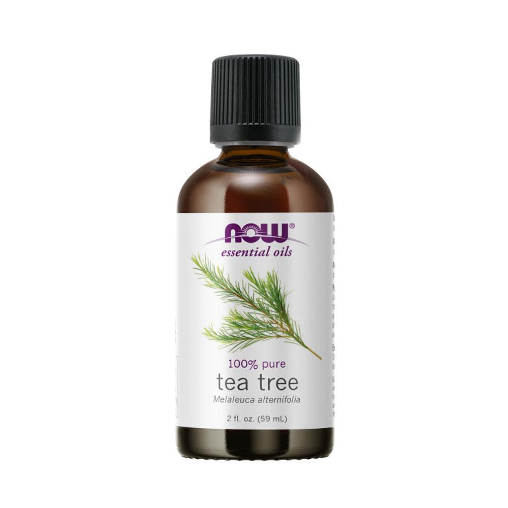 NOW Essential Oils, Tea Tree Oil, Cleansing Aromatherapy Scent, Steam Distilled, 100% Pure, Vegan, Child Resistant Cap, 2-Ounce(59 ml) Essential oils NOW Foods USA