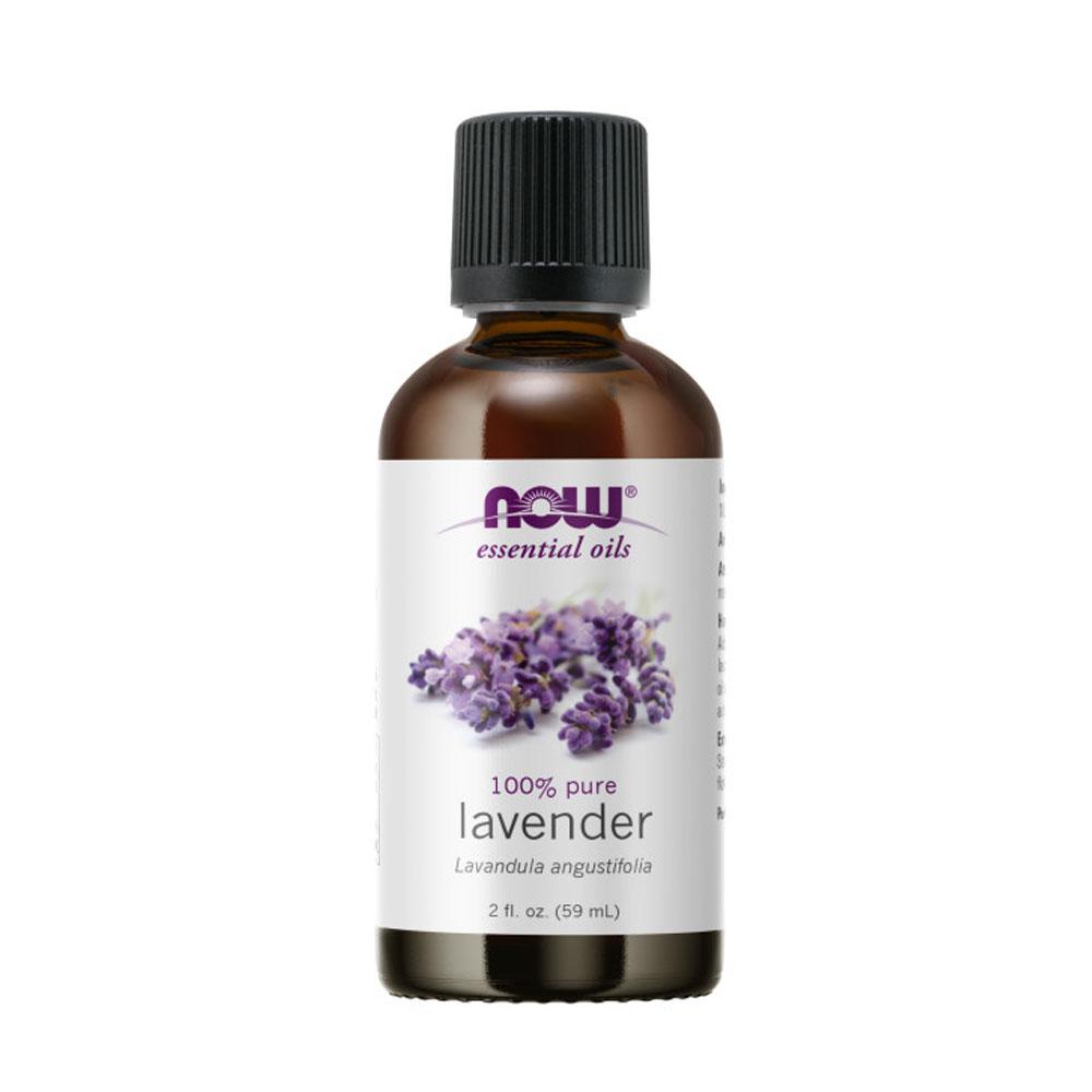 NOW Essential Oils, Lavender Oil, Soothing Aromatherapy Scent, Steam Distilled, 100% Pure, Vegan, Child Resistant Cap, 2-Ounce (59ml) Essential oils NOW Foods USA