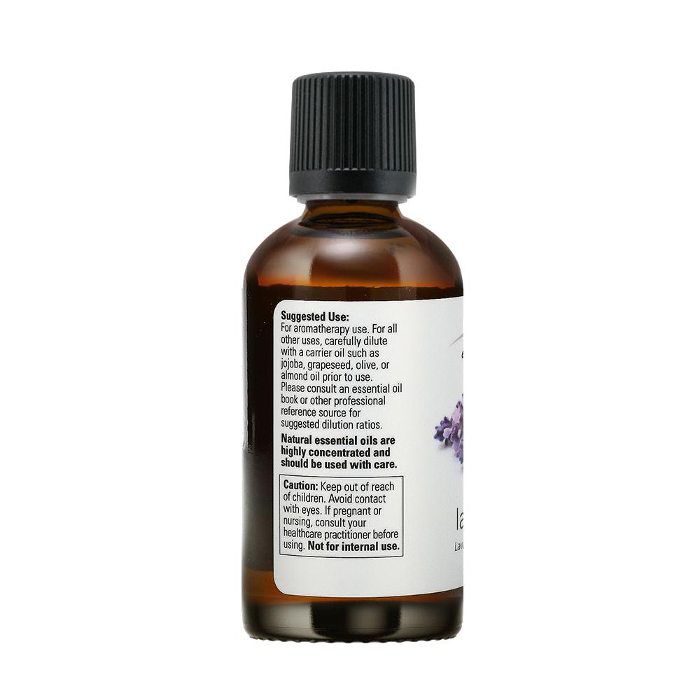 NOW Essential Oils, Lavender Oil, Soothing Aromatherapy Scent, Steam Distilled, 100% Pure, Vegan, Child Resistant Cap, 2-Ounce (59ml) Essential oils NOW Foods USA