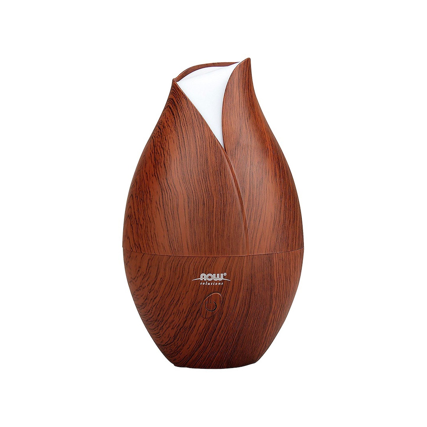 NOW Essential Oils, Ultrasonic Faux Wood Aromatherapy Oil Diffuser, Contemporary Design, Extremely Quiet Heat Free, Color Changing LED Diffuser - Bloom Concept