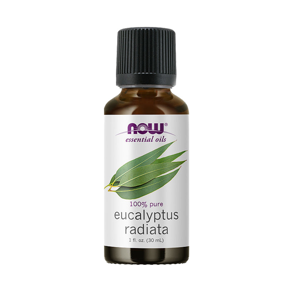 NOW Essential Oils, Eucalyptus Radiata Oil, Revitilizing Aromatherapy Scent, Steam Distilled, 100% Pure, Vegan, Child Resistant Cap, 1-Ounce (30ml) Essential oils NOW Foods USA