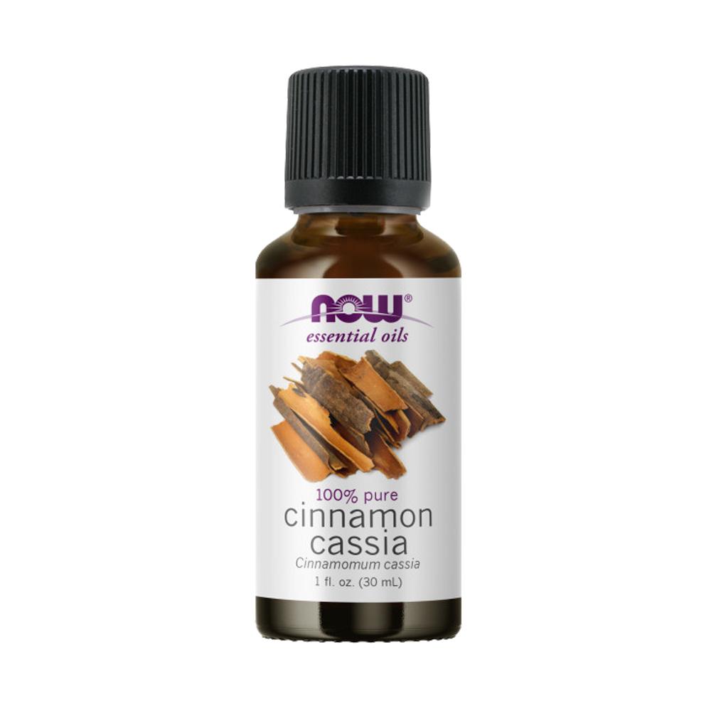NOW FOODS Essential Oils, Cinnamon Cassia Oil, Warming Aromatherapy Scent, Steam Distilled, 100% Pure, Vegan, Child Resistant Cap, 1-Ounce (30 ml) Essential oils NOW Foods USA