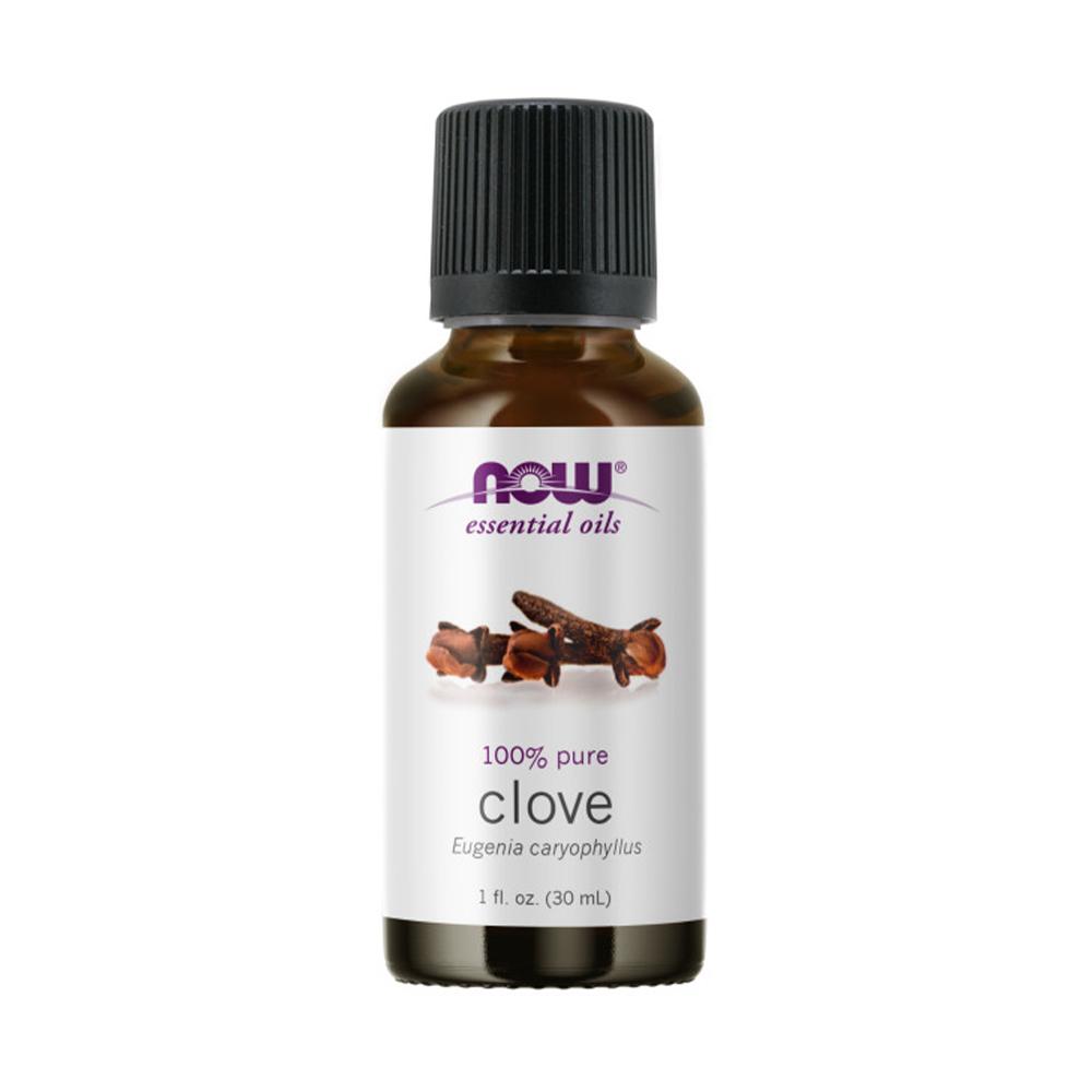 NOW Essential Oils, Clove Oil, Balancing Aromatherapy Scent, Steam Distilled, 100% Pure, Vegan, Child Resistant Cap, 1-Ounce( 30 ml) Essential oils NOW Foods USA