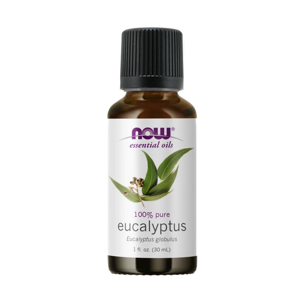 NOW FOODS Essential Oils, Eucalyptus Oil, Clarifying Aromatherapy Scent, Steam Distilled, 100% Pure, Vegan, Child Resistant Cap, 1-Ounce(30 ml) Essential oils NOW Foods USA