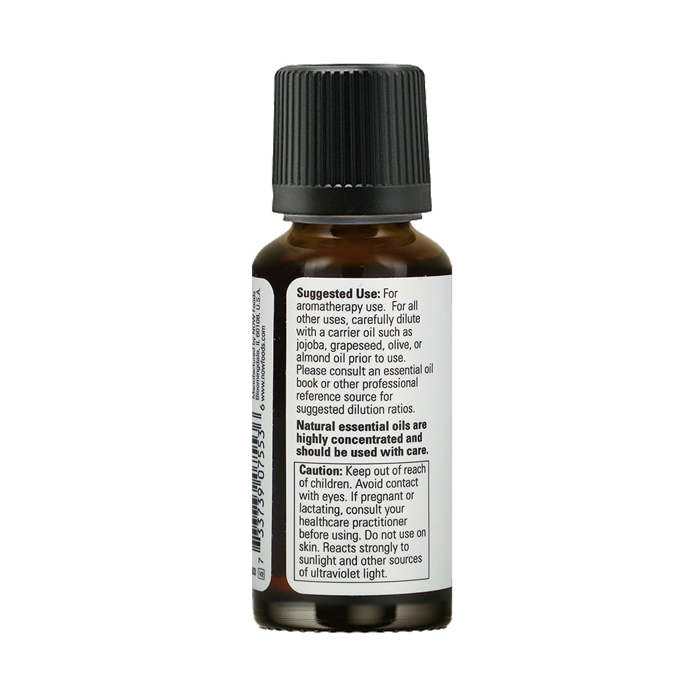 NOW Essential Oils, Grapefruit Oil, Sweet Citrus Aromatherapy Scent, Cold Pressed, 100% Pure, Vegan, Child Resistant Cap, 1-Ounce (30ml) - Bloom Concept