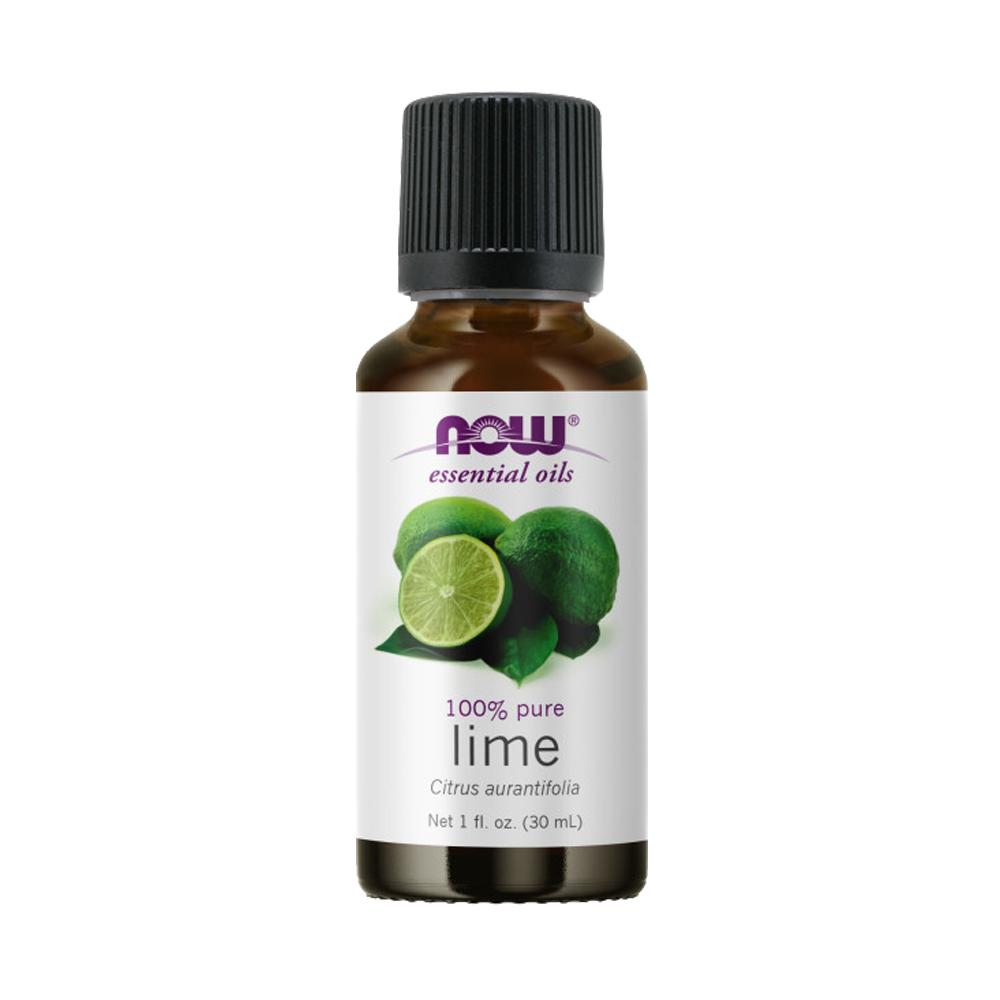 NOW FOODS Essential Oils, Lime Oil, Citrus Aromatherapy Scent, Cold Pressed, 100% Pure, Vegan, Child Resistant Cap, 1-Ounce (30 ml) Essential oils NOW Foods USA