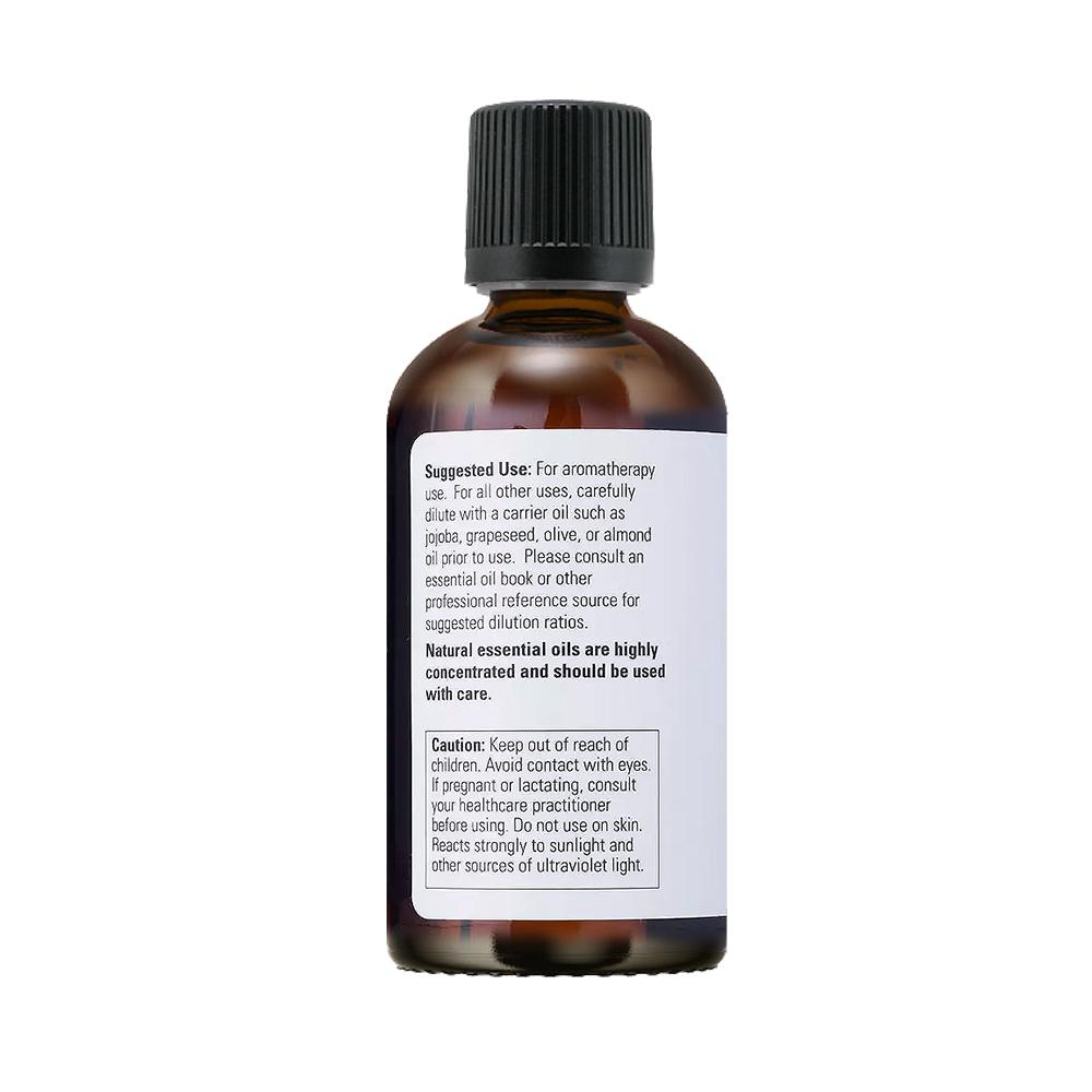 NOW FOODS Essential Oils, Orange Oil, Uplifting Aromatherapy Scent, Cold Pressed, 100% Pure, Vegan, Child Resistant Cap, 4-Ounce (118ml) Essential oils NOW Foods USA