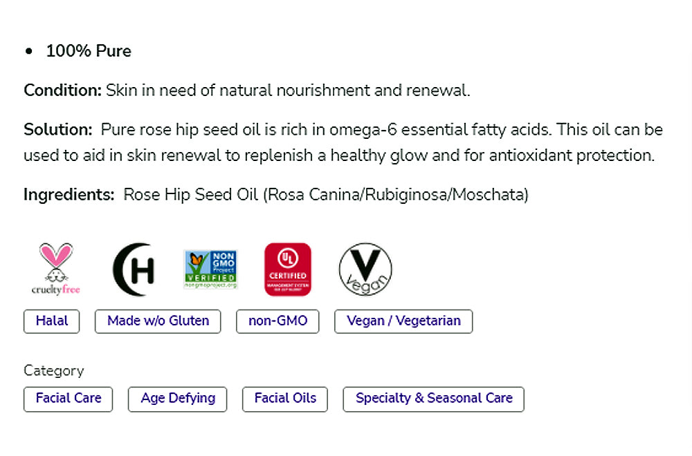 NOW Solutions, Organic Marula Oil, Skin Hydrating and Nourishing, 100% Pure, 1-Ounce (30 ml) - Bloom Concept