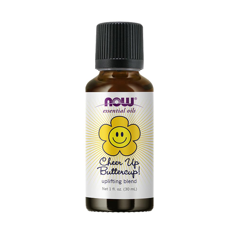 NOW Essential Oils, Cheer Up Buttercup Oil Blend, Uplifting Aromatherapy Scent, Blend Pure Citrus Essential Oils, Vegan, Child Resistant Cap, 1-Ounce (30ml) Essential oils NOW Foods USA