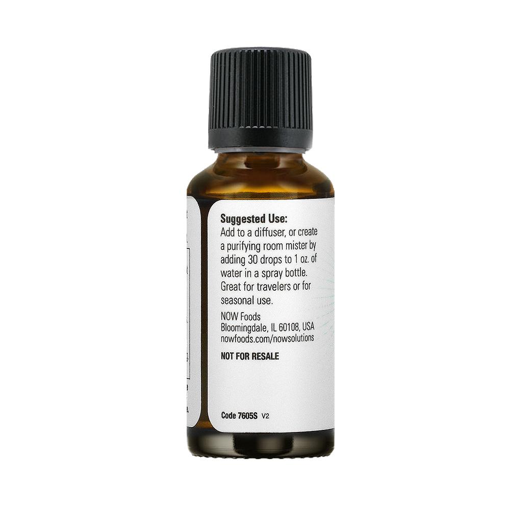 NOW Essential Oils, Clear the Air Oil Blend, Purifying Aromatherapy Scent, Blend of Pure Essential Oils, Steam Distilled, Vegan, Child Resistant Cap, 1-Ounce (30ml) - Bloom Concept