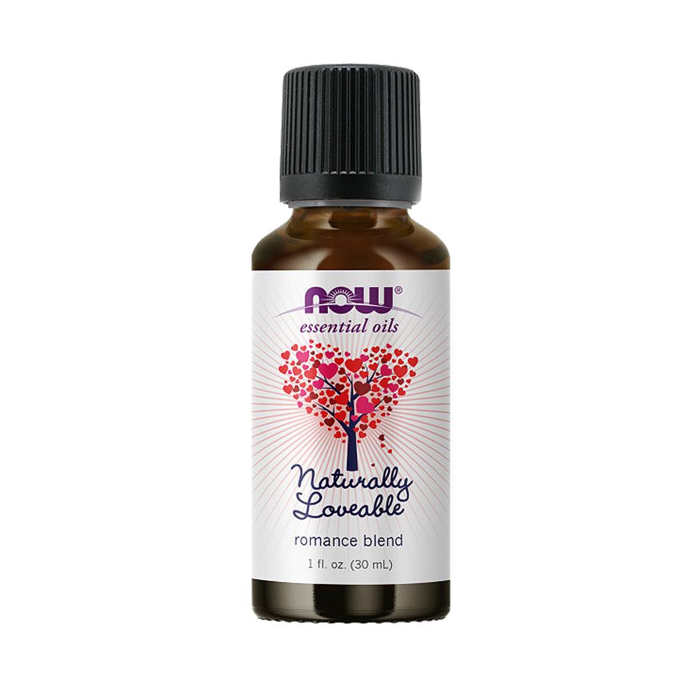 NOW Essential Oils, Naturally Loveable Oil Blend, Romantic Aromatherapy Scent, Vegan, Child Resistant Cap, 1-Ounce (30ml) Essential oils NOW Foods USA