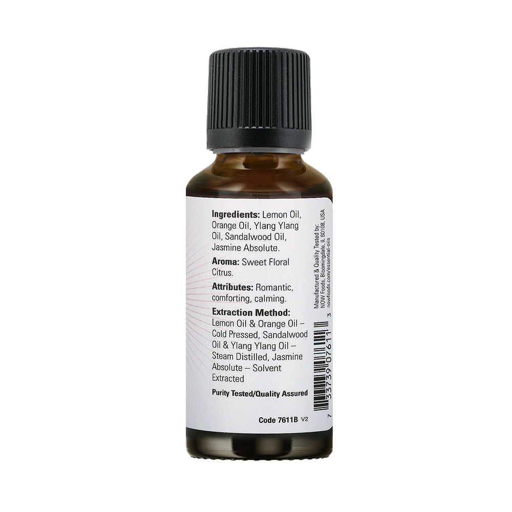 NOW Essential Oils, Naturally Loveable Oil Blend, Romantic Aromatherapy Scent, Vegan, Child Resistant Cap, 1-Ounce (30ml) Essential oils NOW Foods USA