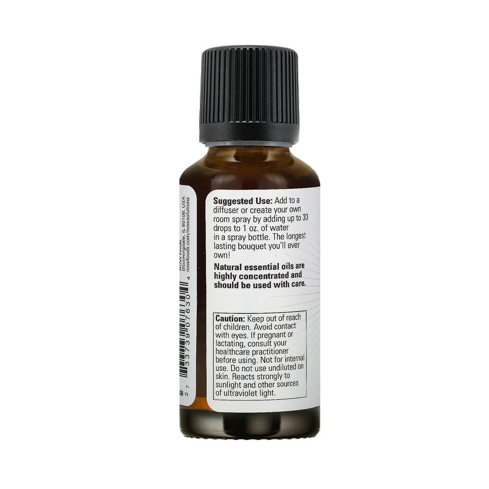 NOW Essential Oils, Bottled Bouquet Oil Blend, Floral Aromatherapy Scent, Blend of Pure Essential Oils, Vegan, Child Resistant Cap, 1-Ounce (30ml) Essential oils NOW Foods USA