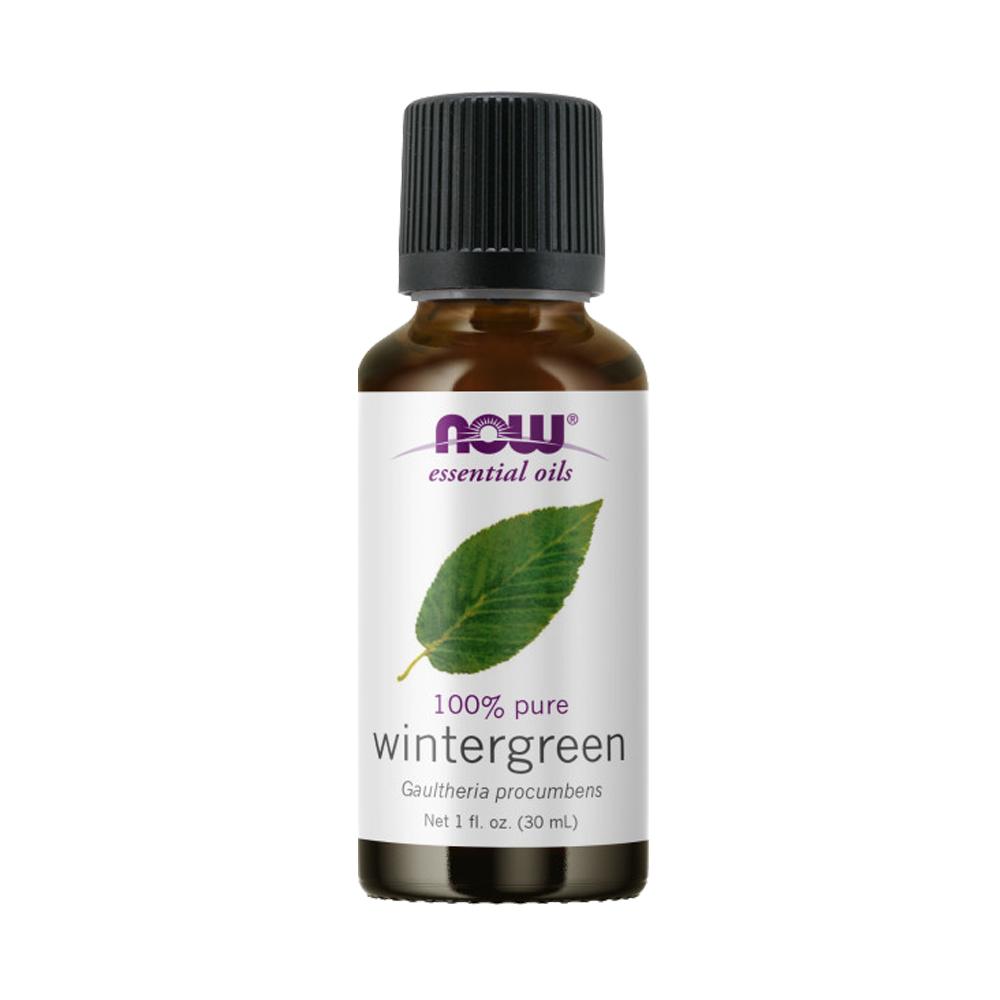 NOW Essential Oils, Wintergreen Oil, Stimulating Aromatherapy Scent, Steam Distilled, 100% Pure, Vegan, Child Resistant Cap, 1-Ounce (30ml) Essential oils NOW Foods USA