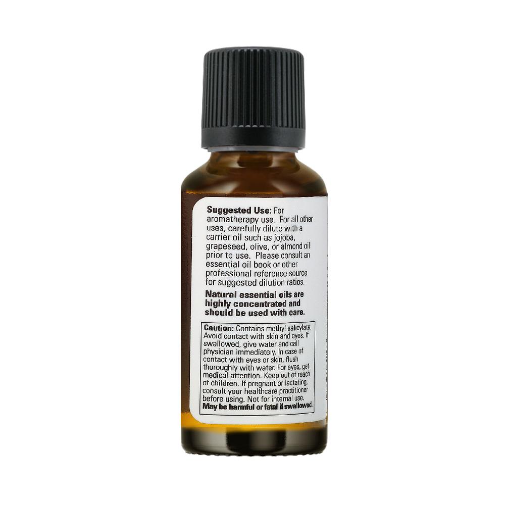 NOW Essential Oils, Wintergreen Oil, Stimulating Aromatherapy Scent, Steam Distilled, 100% Pure, Vegan, Child Resistant Cap, 1-Ounce (30ml) Essential oils NOW Foods USA